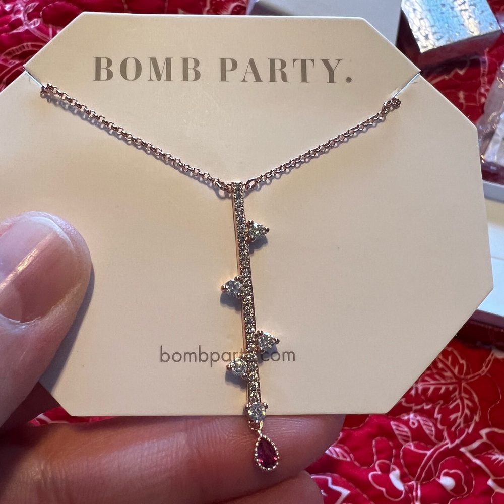 Brand new Bomb Party necklace